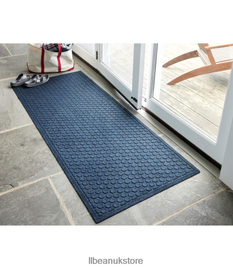 Home Goods L.L.Bean Washable Waterhog Runner Honeycomb Gray Unisex 0VRR666842