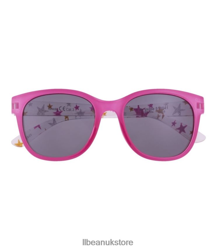 Clothing L.L.Bean Bayside Polarized Sunglasses Shiny Pink Kids 0VRR66583