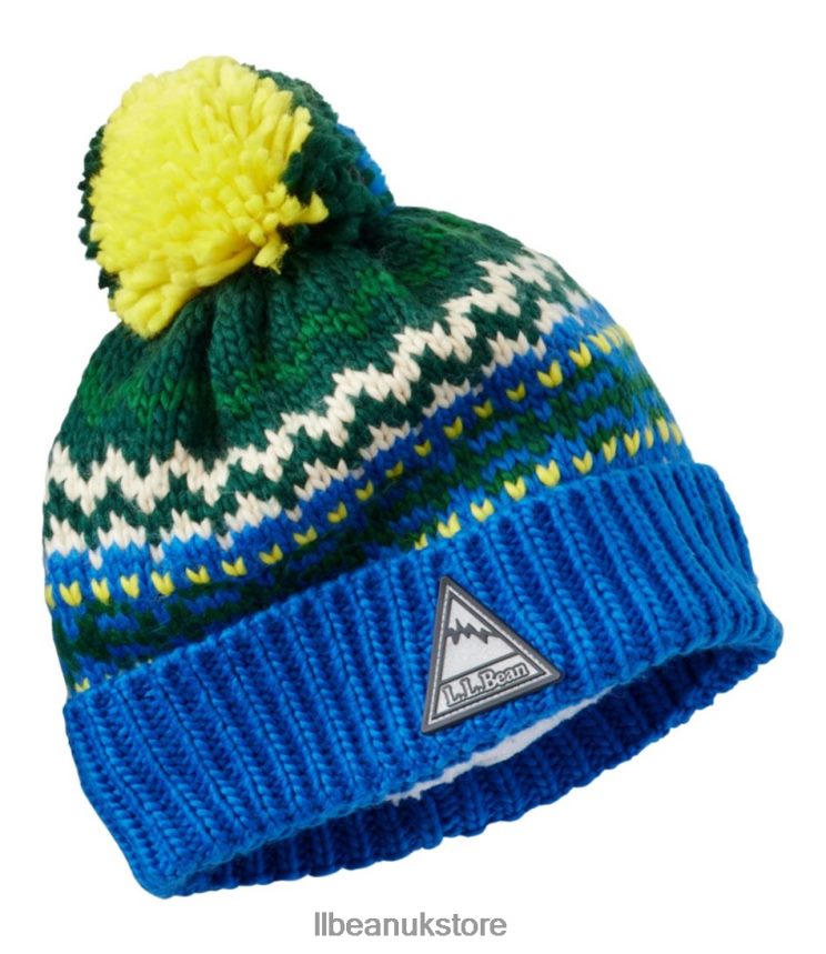 Clothing L.L.Bean Chunky Yarn Hat Cobalt Sea Kids 0VRR663026