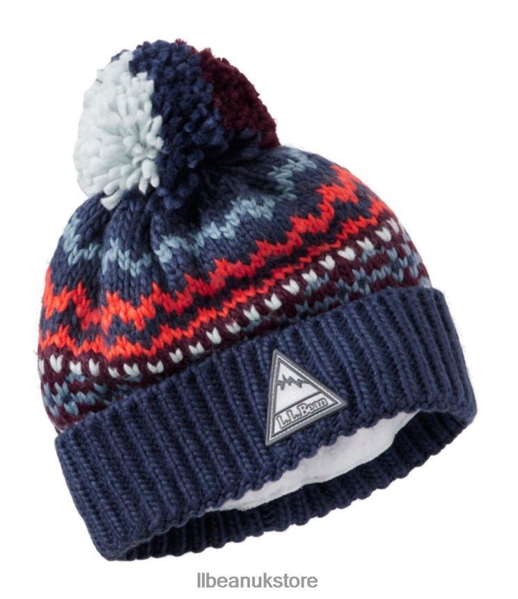 Clothing L.L.Bean Chunky Yarn Hat Night Kids 0VRR665726
