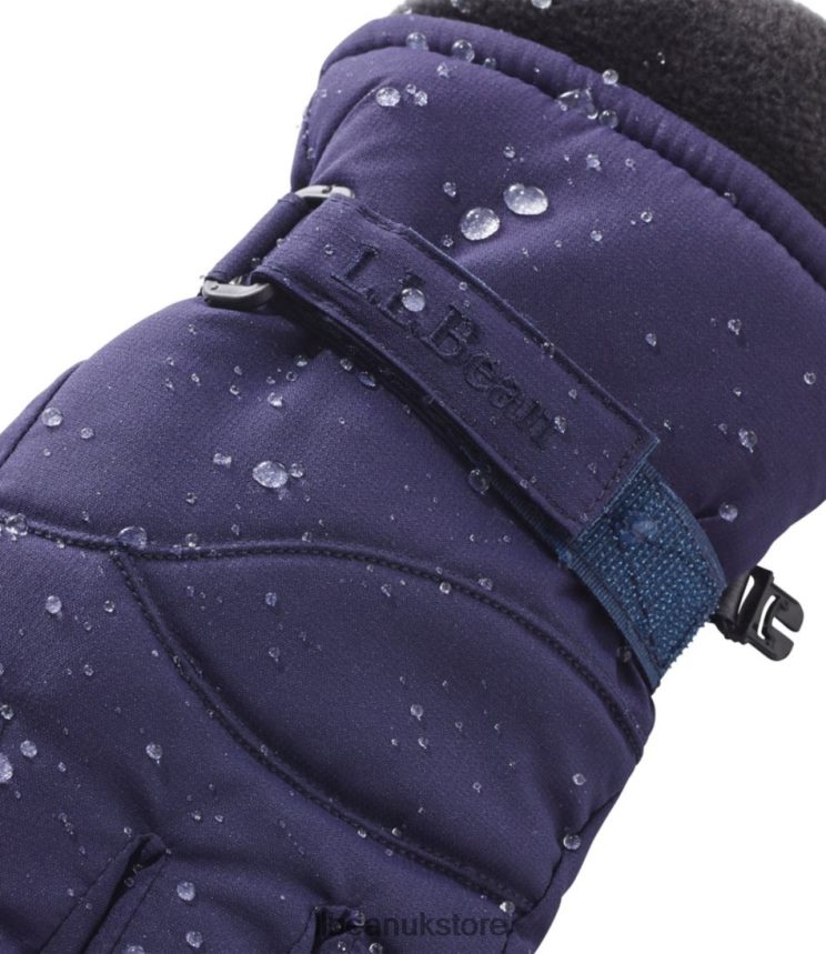 Clothing L.L.Bean Cold Buster Waterproof Gloves Deepest Blue Kids 0VRR664654