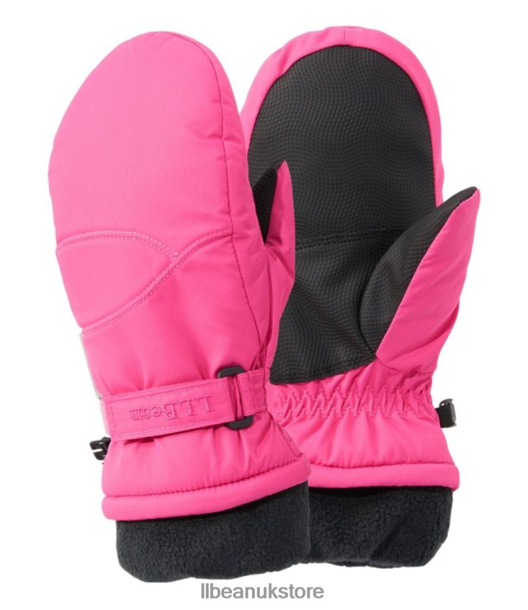 Clothing L.L.Bean Cold Buster Waterproof Mittens Pink Berry Kids 0VRR665720