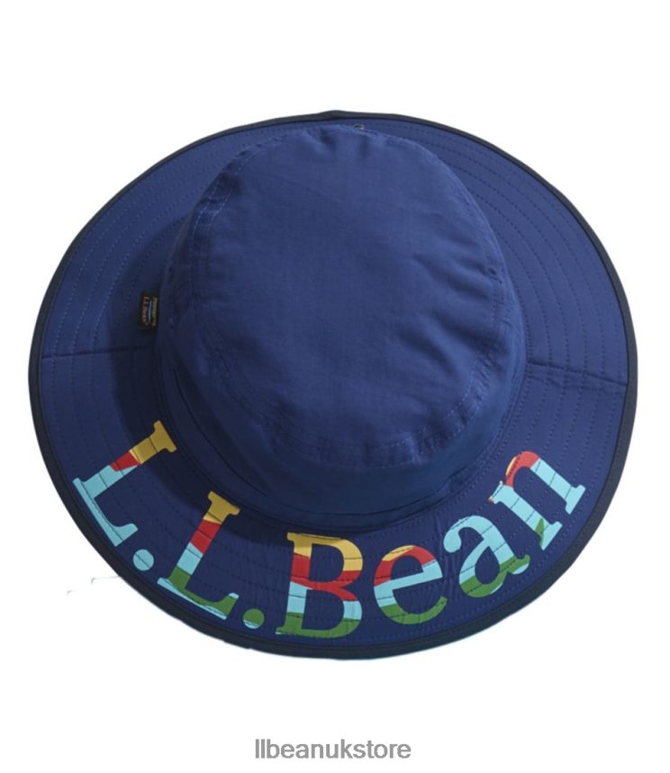 Clothing L.L.Bean Sun Shade Bucket Hat Indigo Ink/Nautical Navy Kids 0VRR663427