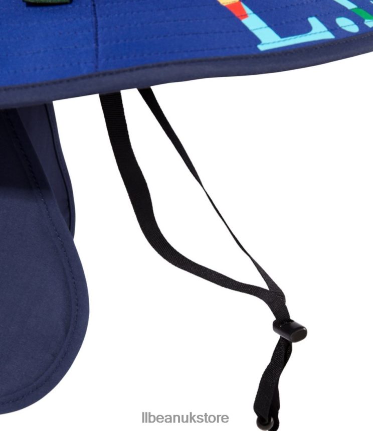Clothing L.L.Bean Sun Shade Bucket Hat Indigo Ink/Nautical Navy Kids 0VRR663427