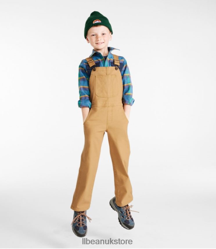 Clothing L.L.Bean Rugged Utility Overalls Marsh Brown Kids 0VRR66596
