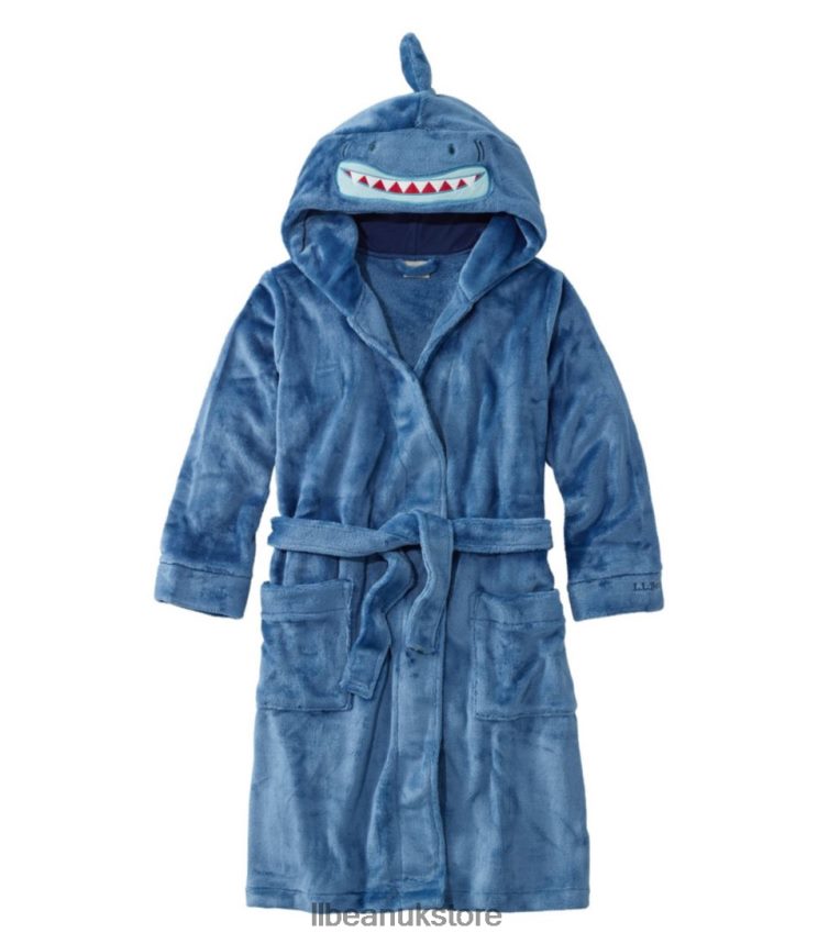 Clothing L.L.Bean Cozy Animal Robe Bright Blue Kids 0VRR66542
