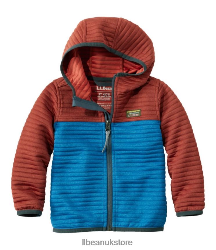 Clothing L.L.Bean Airlight Full-Zip Hoodie Rust Orange Kids 0VRR663346