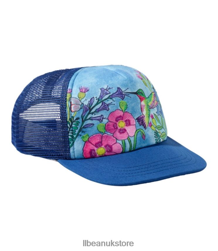 Clothing L.L.Bean Artist Series Trucker Hat Hummingbird Kids 0VRR663439