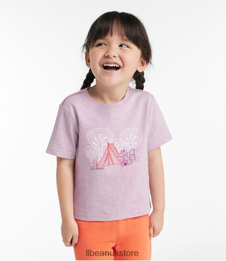 Clothing L.L.Bean Graphic Tee Peak Orange Fox Kids 0VRR66475