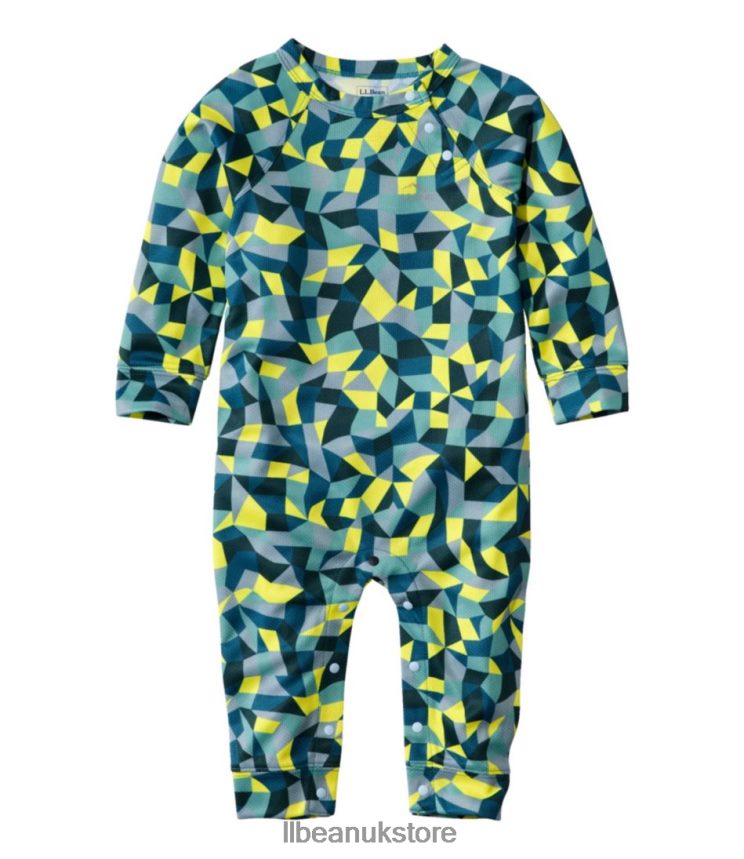 Clothing L.L.Bean Infants' Wicked Warm Underwear Citrus Green Geo Kids 0VRR66144