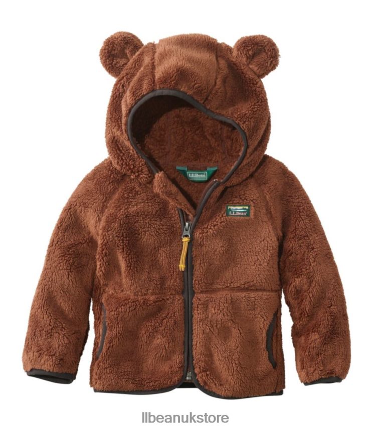 Clothing L.L.Bean Infants' and Hi-Pile Fleece Jacket Dark Barley Kids 0VRR665904