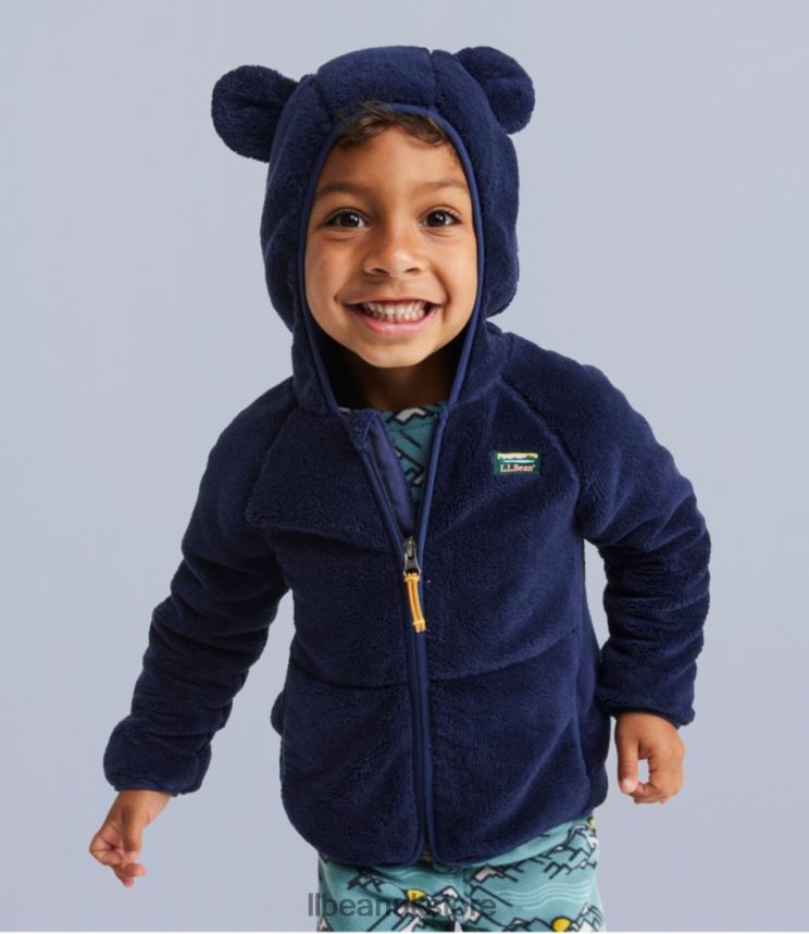 Clothing L.L.Bean Infants' and Hi-Pile Fleece Jacket Dark Barley Kids 0VRR665904