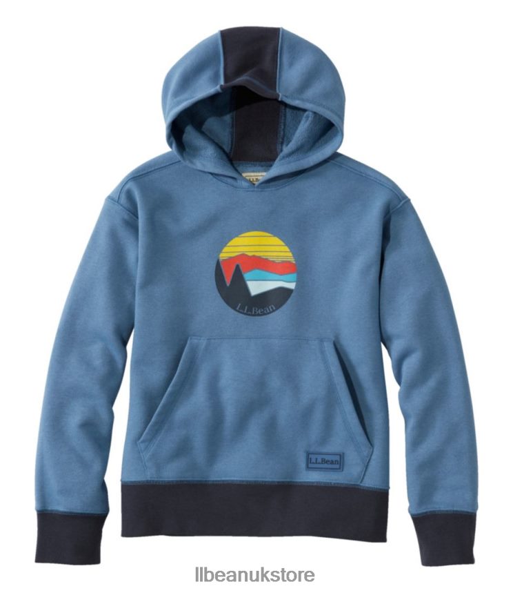 Clothing L.L.Bean Athleisure Hoodie Moonlight Blue Kids 0VRR66904