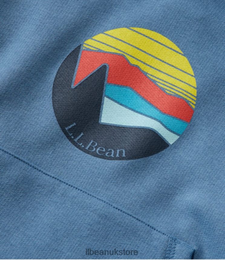 Clothing L.L.Bean Athleisure Hoodie Moonlight Blue Kids 0VRR66904