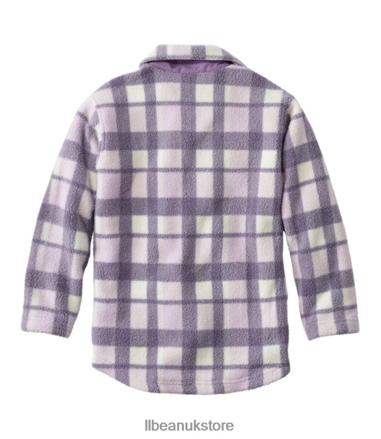 Clothing L.L.Bean Cozy Fleece Shirt Jacket Ochre Kids 0VRR663071