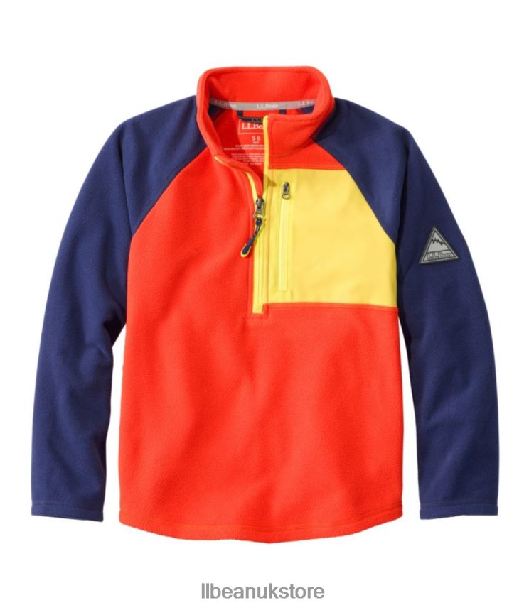 Clothing L.L.Bean Fitness Fleece Cherry Tomato/Night Kids 0VRR663067