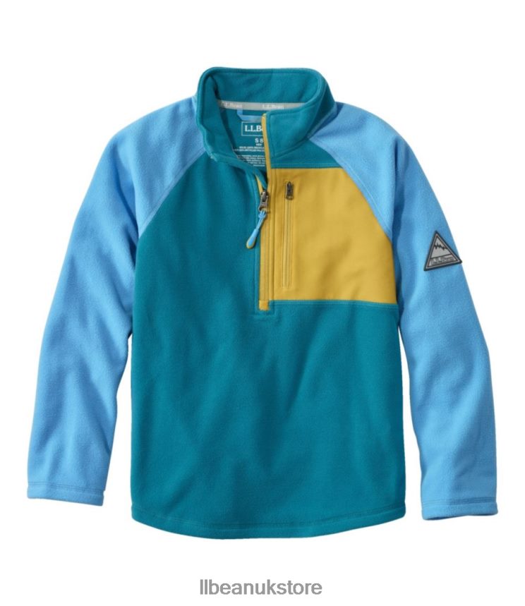 Clothing L.L.Bean Fitness Fleece Mallard Teal/Cool Blue Kids 0VRR66167