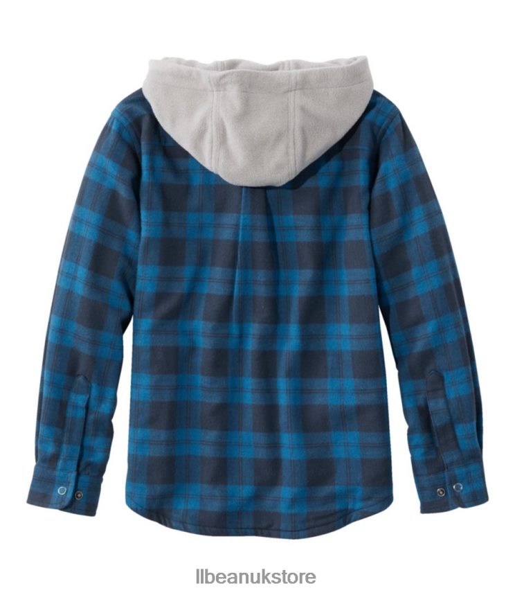 Clothing L.L.Bean Fleece-Lined Flannel Shirt Wild Aster Kids 0VRR666653