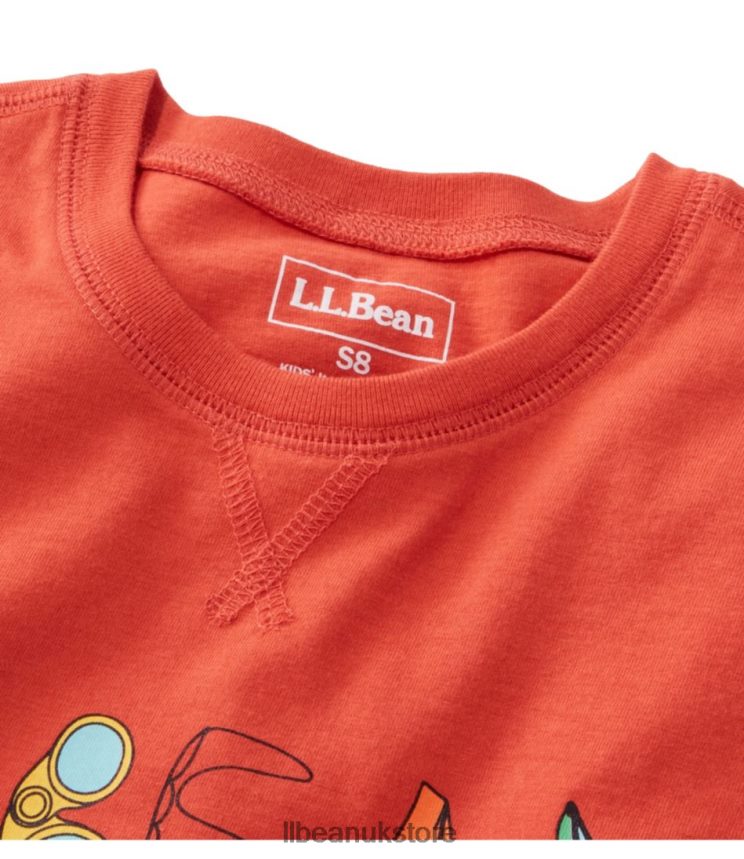 Clothing L.L.Bean Organic Short-Sleeve Tee Yellow Sun Camp Life Vibes Kids 0VRR66446