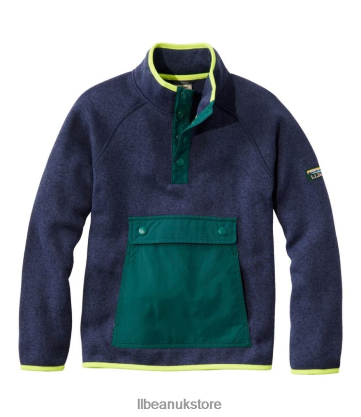 Clothing L.L.Bean Sweater Fleece Bright Navy Kids 0VRR664666