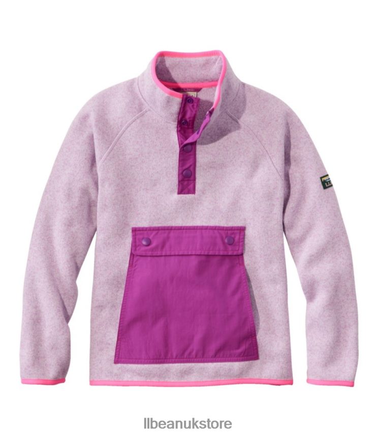 Clothing L.L.Bean Sweater Fleece Lavender Ice Kids 0VRR66126