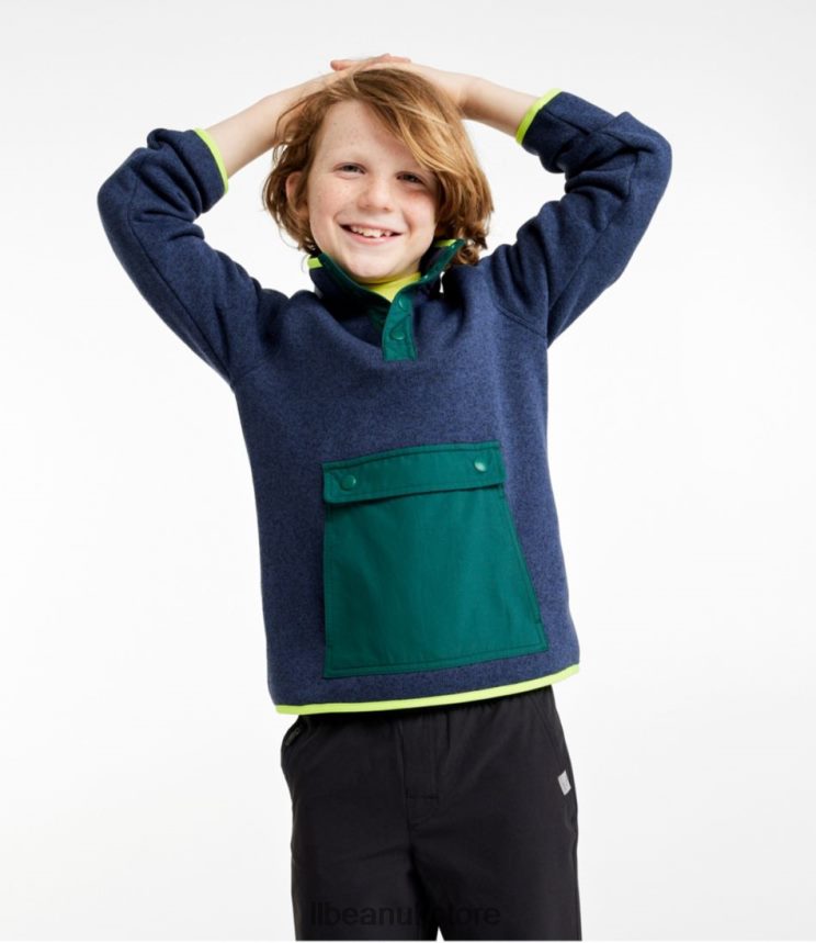 Clothing L.L.Bean Sweater Fleece Pewter Kids 0VRR663038
