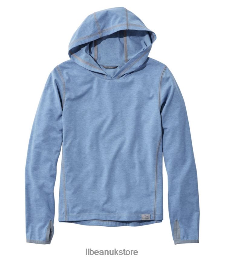 Fishing L.L.Bean Insect Shield Hoodie Baltic Blue Kids 0VRR663284
