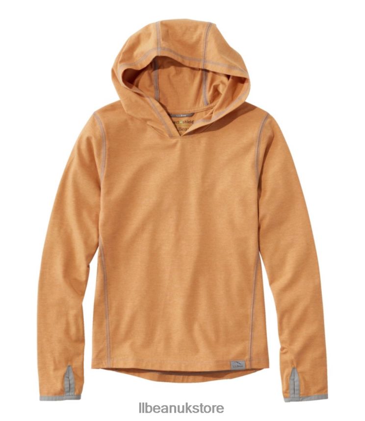 Fishing L.L.Bean Insect Shield Hoodie Dark Amber Kids 0VRR664863