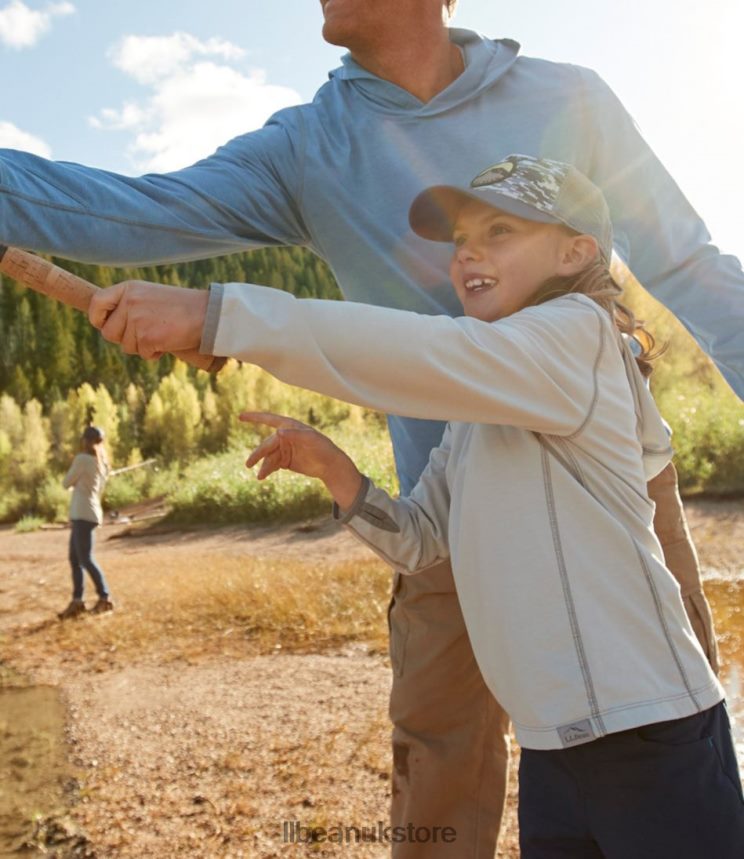 Fishing L.L.Bean Insect Shield Hoodie Dusty Sage Kids 0VRR665883