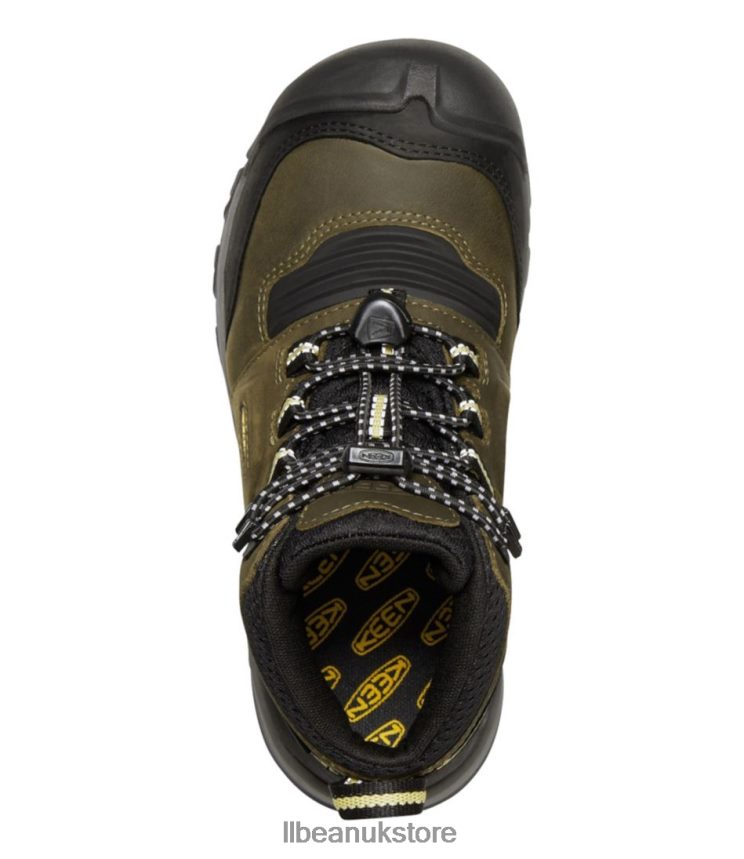 Footwear L.L.Bean Waterproof Keen Ridge Flex Hikers Dark Olive/Dusty Citron Kids 0VRR661201