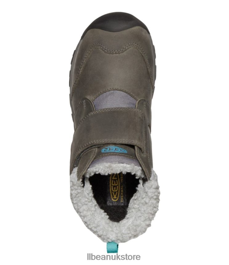 Footwear L.L.Bean Keen Kootenay IV Waterproof Boots Steel Grey/Porcelain Kids 0VRR661215