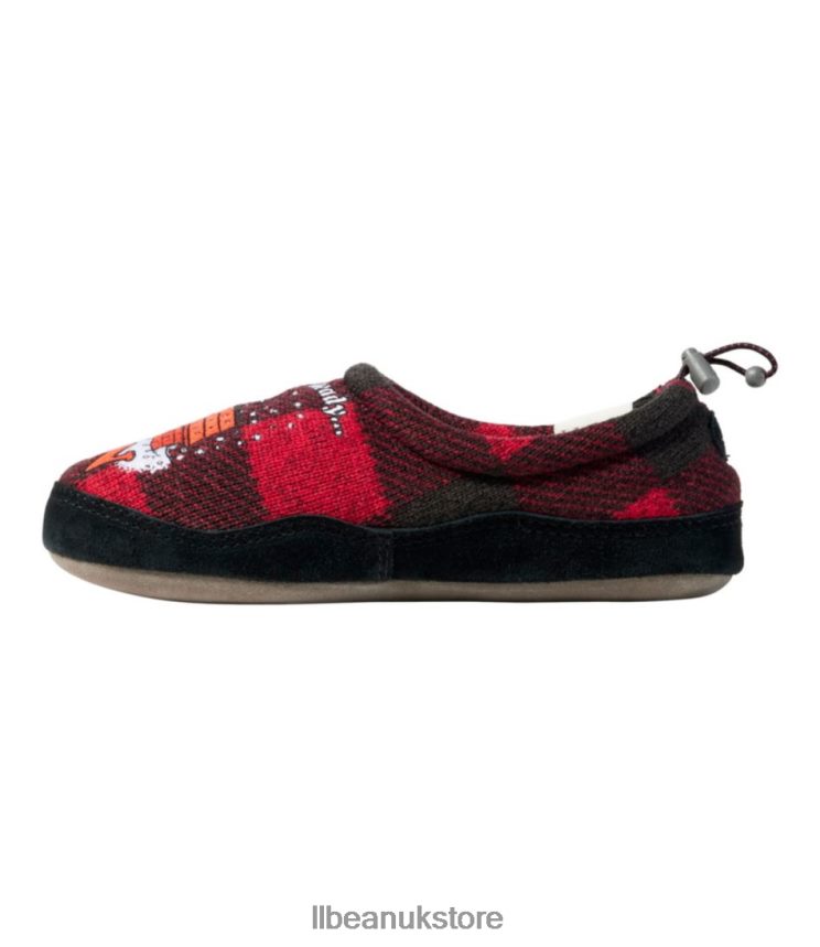 Footwear L.L.Bean X Peanuts Sweater Fleece Slippers Dark Hunter Kids 0VRR661161