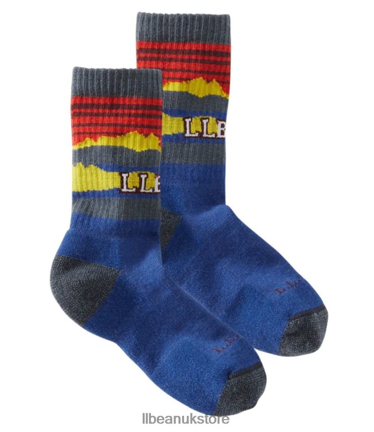 Footwear L.L.Bean Katahdin Socks Ocean Blue Kids 0VRR663812