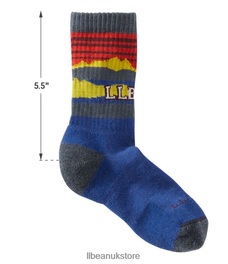 Footwear L.L.Bean Katahdin Socks Ocean Blue Kids 0VRR663812