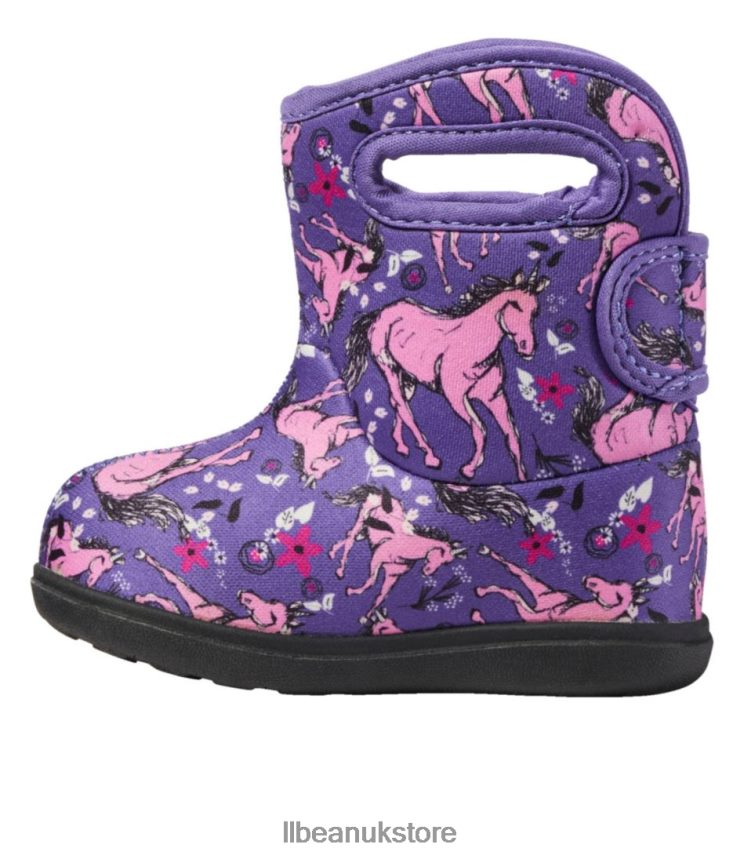 Footwear L.L.Bean Baby Bogs Violet Multi Unicorn Awesome Kids 0VRR661210