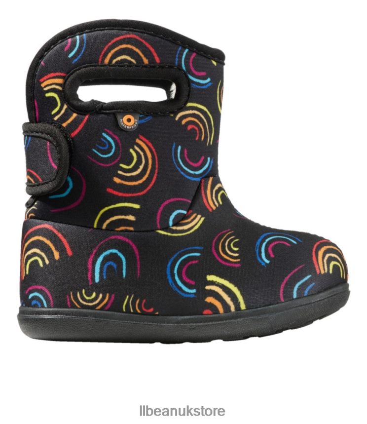 Footwear L.L.Bean Baby Bogs Wild Rainbows Black Multi Kids 0VRR661067