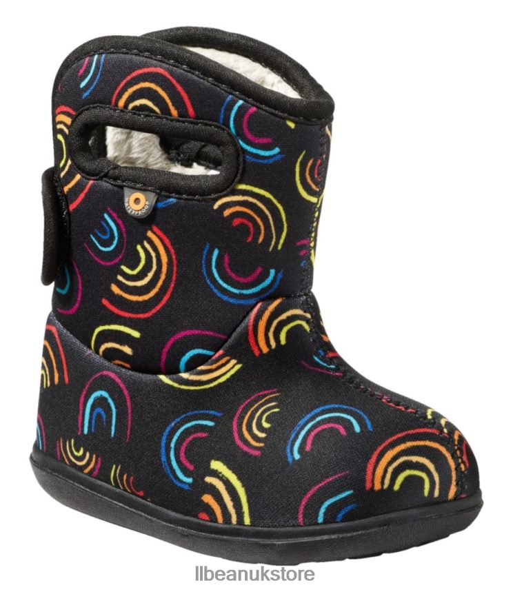Footwear L.L.Bean Baby Bogs Wild Rainbows Black Multi Kids 0VRR661067