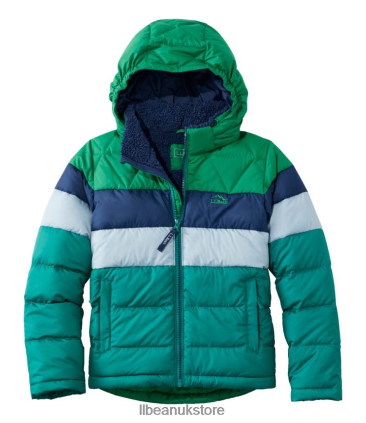 Outerwear L.L.Bean Down Jacket Warm Teal Kids 0VRR66951