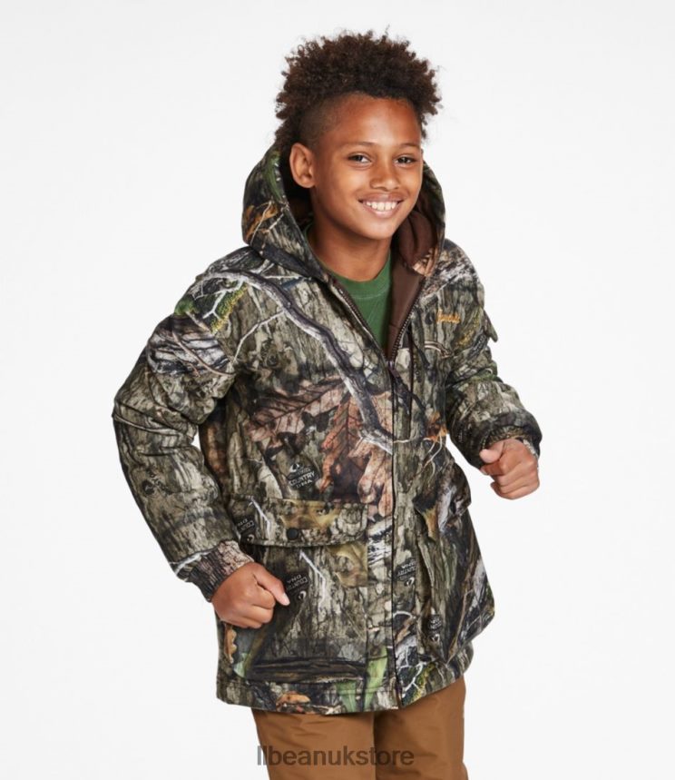 Outerwear L.L.Bean Gamehide Tundra Hunting Jacket Mossy Oak Country DNA Kids 0VRR66944