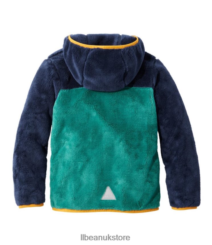 Outerwear L.L.Bean Hi-Pile Fleece Bright Navy/Warm Teal Kids 0VRR66902