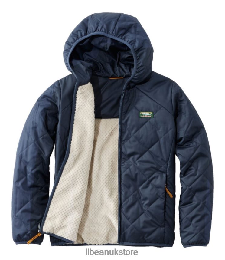 Outerwear L.L.Bean Mountain Bound Reversible Jacket Deep Sapphire/Carbon Navy Kids 0VRR663649