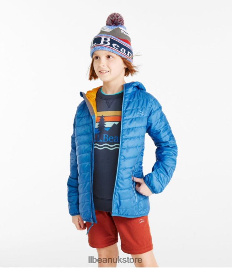Outerwear L.L.Bean Primaloft Packaway Hooded Jacket Black Kids 0VRR663654