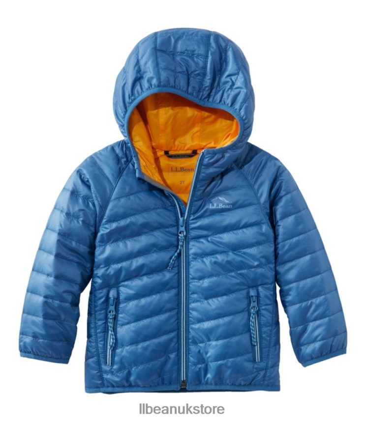 Outerwear L.L.Bean Primaloft Packaway Hooded Jacket Marine Blue Kids 0VRR663673