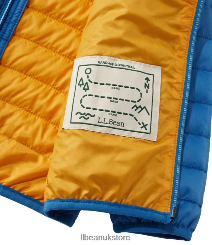 Outerwear L.L.Bean Primaloft Packaway Hooded Jacket Marine Blue Kids 0VRR663673