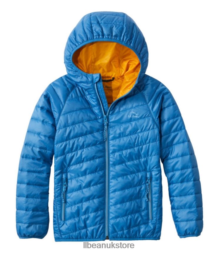 Outerwear L.L.Bean Primaloft Packaway Hooded Jacket Marine Blue Kids 0VRR66889