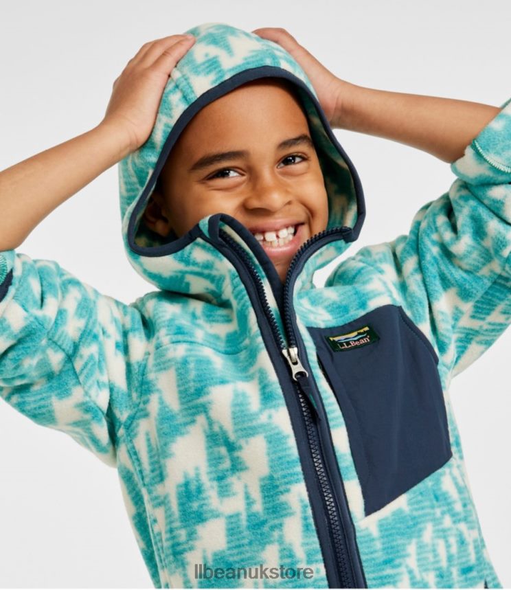 Outerwear L.L.Bean Retro Mountain Classic Fleece Jacket Soft Juniper Geo Kids 0VRR66891