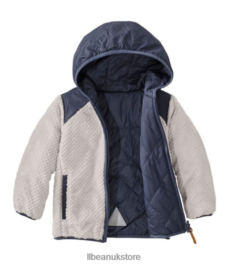 Outerwear L.L.Bean Mountain Bound Reversible Hooded Jacket Carbon Navy/Soapstone Kids 0VRR665132