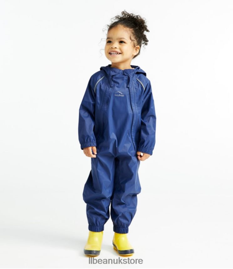 Outerwear L.L.Bean Rain Bunting Dark Royal Blue Kids 0VRR66872