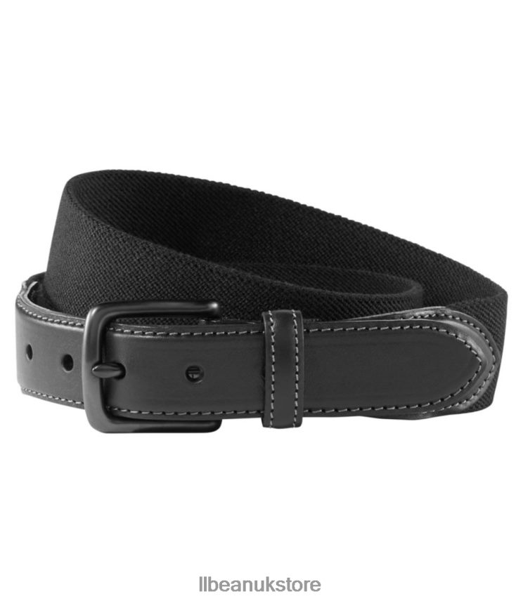 Accessories L.L.Bean Comfort Waist Belt Black Men 0VRR664824