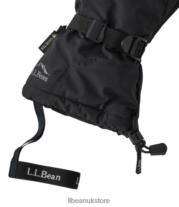 Accessories L.L.Bean Gore-Tex PrimaLoft Ski Mittens Black Men 0VRR66796